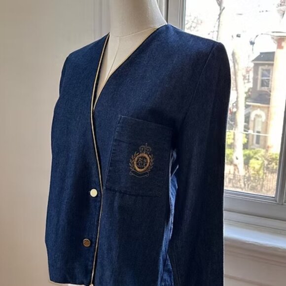 The Queen West Denim Blazer - Picture 2 of 3